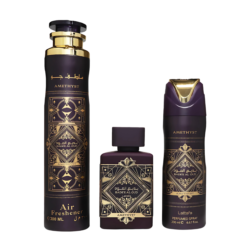 Bade’e Al Oud Amethyst - Lattafa (3 Pcs Gift Set)