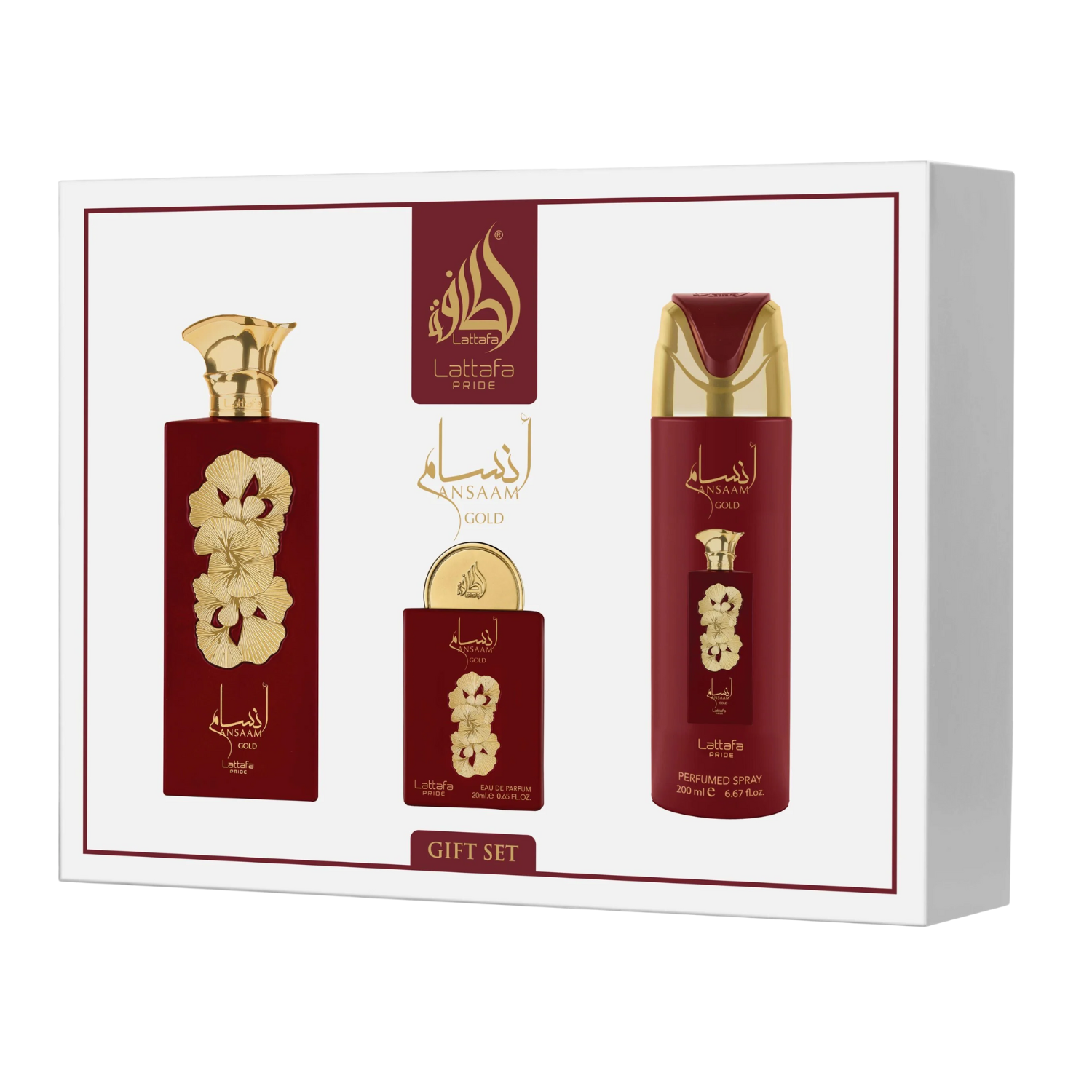 Ansaam Gold - Lattafa Pride (3 Pcs Gift Set)
