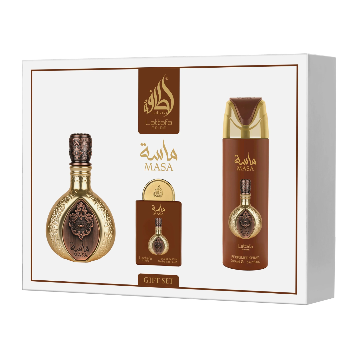 Masa - Lattafa Pride (3 Pcs Gift Set)