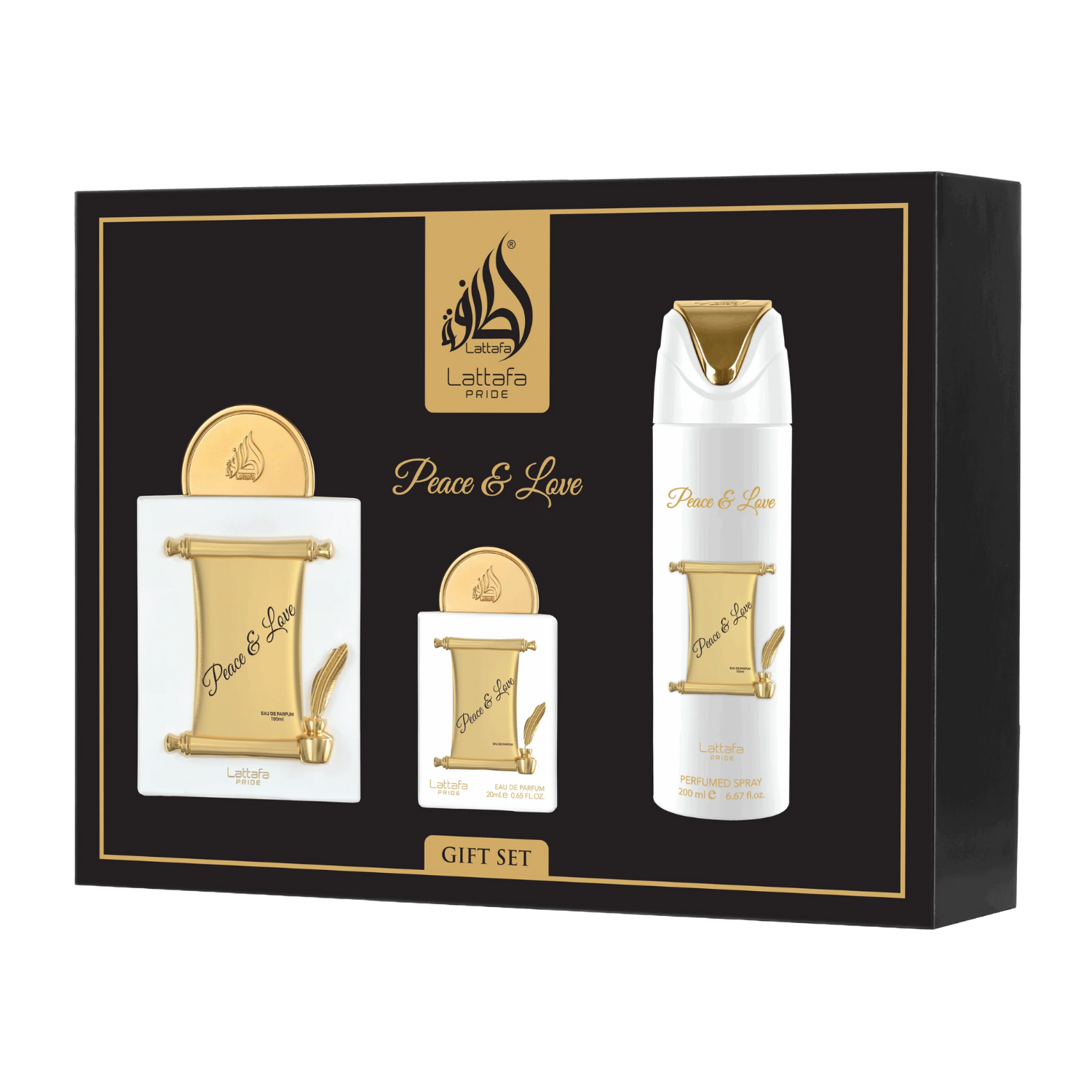 Peace and Love - Lattafa Pride (3 Pcs Gift Set)