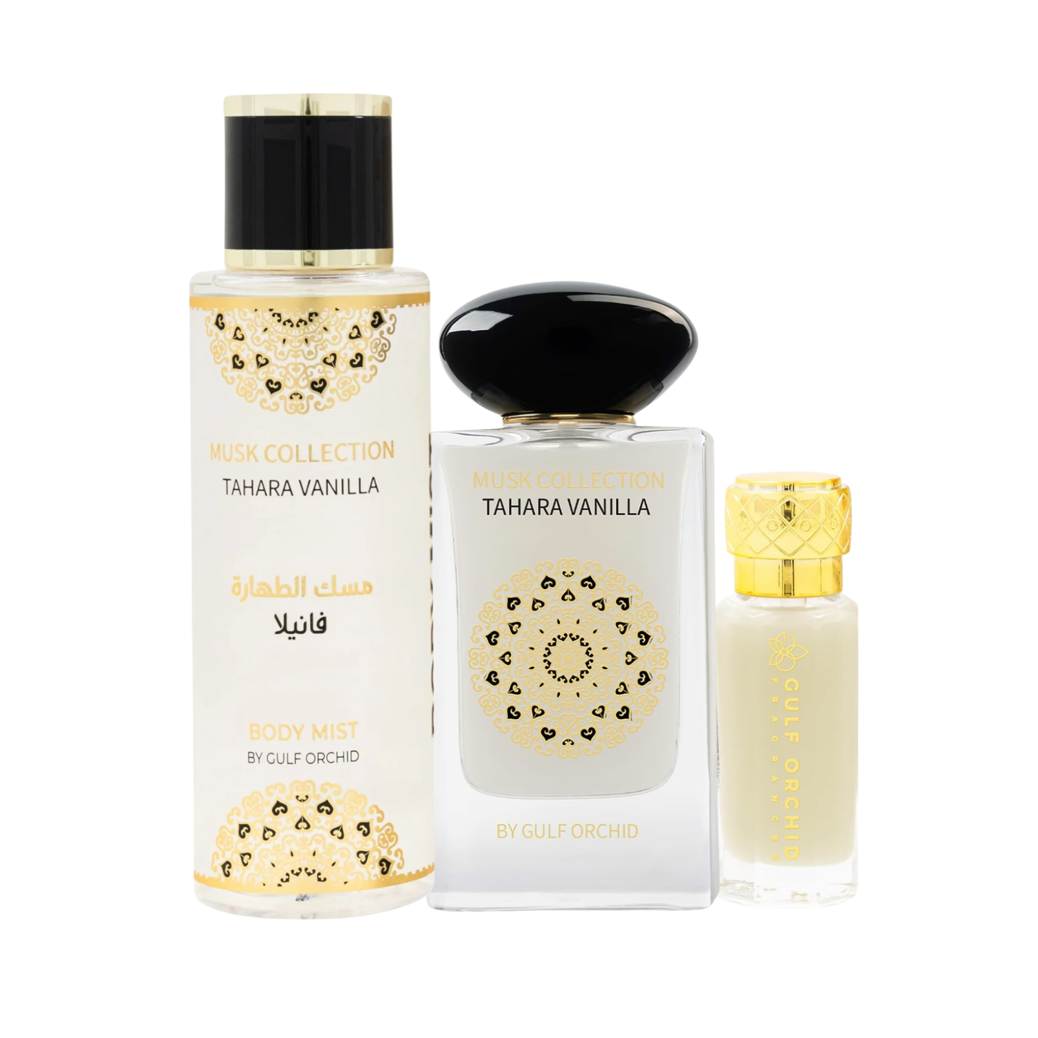 Tahara Vanilla Musk Collection - Gulf Orchid (3 Pcs Gift Set