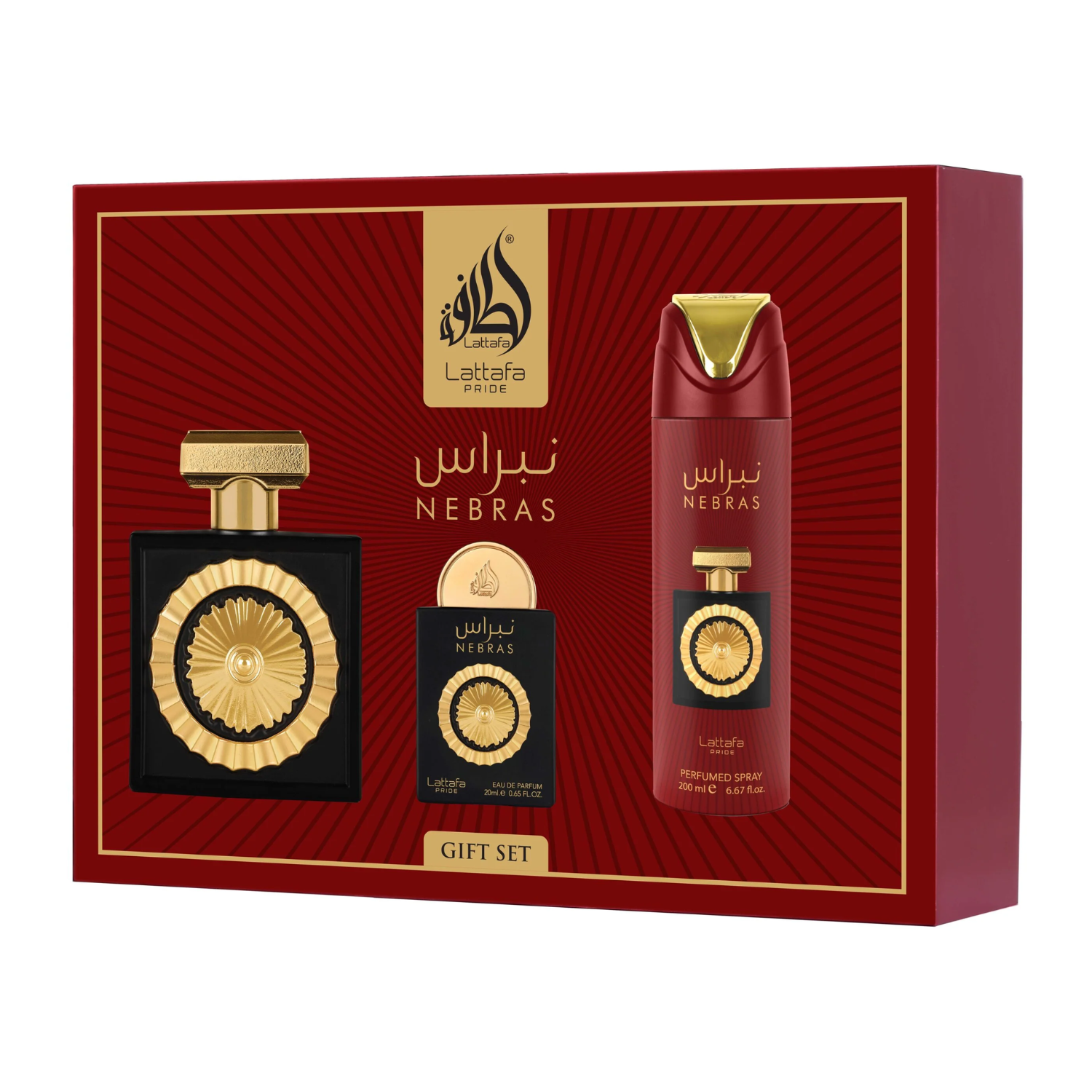 Nebras - Lattafa Pride (3 Pcs Gift Set)